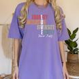 Equality Inclusion Diversity Equity Love Never Fails Teacher Women's Comfort Colors T-Shirt Violet