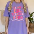 In My Esl Teacher Era Back To School ESL Teacher Groovy Women's Comfort Colors T-Shirt Violet In My Esl Teacher Era Back To School ESL Teacher Groovy Women's Comfort Colors T-Shirt Violet