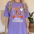 Faboolous INFANT Teacher Halloween Women's Comfort Colors T-Shirt Violet