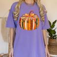 Fall Book Halloween Costume Autumn Pumpkin Teacher Kids Women's Comfort Colors T-Shirt Violet Fall Book Halloween Costume Autumn Pumpkin Teacher Kids Women's Comfort Colors T-Shirt Violet