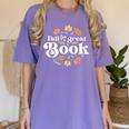 Fall For A Great Book Reading Librarian Autumn Teacher Women's Comfort Colors T-Shirt Violet Fall For A Great Book Reading Librarian Autumn Teacher Women's Comfort Colors T-Shirt Violet