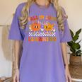 Fall In Love With Learning Autumn Pumpkin Fall Teacher Kids Women's Comfort Colors T-Shirt Violet Fall In Love With Learning Autumn Pumpkin Fall Teacher Kids Women's Comfort Colors T-Shirt Violet