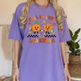 Fall In Love With Learning Teacher Student Autumn Pumpkin Women's Comfort Colors T-Shirt Violet Fall In Love With Learning Teacher Student Autumn Pumpkin Women's Comfort Colors T-Shirt Violet