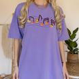 Fall Music Teacher Halloween Pumpkin Music Note Fall Teacher Women's Comfort Colors T-Shirt Violet Fall Music Teacher Halloween Pumpkin Music Note Fall Teacher Women's Comfort Colors T-Shirt Violet