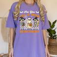 Are You Fall o Ween Directions Halloween Skeleton Teacher Women's Comfort Colors T-Shirt Violet Are You Fall o Ween Directions Halloween Skeleton Teacher Women's Comfort Colors T-Shirt Violet