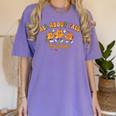 All About Fall Prevention Therapy SPED Teacher Thanksgiving Women's Comfort Colors T-Shirt Violet