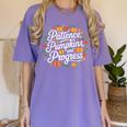 Fall Special Education Teacher Pumpkin Autumn Halloween Women's Comfort Colors T-Shirt Violet