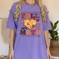 Fall Teacher Fall In Love With Math Math Thanksgiving For Men Women Women's Comfort Colors T-Shirt Violet Fall Teacher Fall In Love With Math Math Thanksgiving For Men Women Women's Comfort Colors T-Shirt Violet