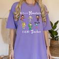My Favorite Monsters Call Me Teacher Thank Mummy Vampire Bat Women's Comfort Colors T-Shirt Violet My Favorite Monsters Call Me Teacher Thank Mummy Vampire Bat Women's Comfort Colors T-Shirt Violet