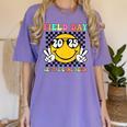 Field Day 2025 Let The Games Begin Yellow Team Teachers Kids Women's Comfort Colors T-Shirt Violet Field Day 2025 Let The Games Begin Yellow Team Teachers Kids Women's Comfort Colors T-Shirt Violet