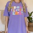 In My Field Day Era Teacher Kids Cute Groovy Field Day Women's Comfort Colors T-Shirt Violet