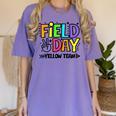 Field Day Yellow Team For Teacher Kids Field Day Games Women's Comfort Colors T-Shirt Violet Field Day Yellow Team For Teacher Kids Field Day Games Women's Comfort Colors T-Shirt Violet