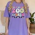 Field Zoo Trip Shirt For Teacher First Grade Crew For Men Women Kids Women's Comfort Colors T-Shirt Violet Field Zoo Trip Shirt For Teacher First Grade Crew For Men Women Kids Women's Comfort Colors T-Shirt Violet