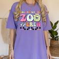 Field Zoo Trip Shirt For Teacher Second Grade Crew Women's Comfort Colors T-Shirt Violet