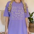 Fifth Grade Squad Adventure Camping 5th Grade Teacher Kids Women's Comfort Colors T-Shirt Violet