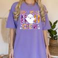 First Grade Boo Crew Teacher Student Halloween Costume Women's Comfort Colors T-Shirt Violet First Grade Boo Crew Teacher Student Halloween Costume Women's Comfort Colors T-Shirt Violet