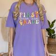 First Grade Dream Team First Day Of 1st Grade Teachers For Men Women Women's Comfort Colors T-Shirt Violet First Grade Dream Team First Day Of 1st Grade Teachers For Men Women Women's Comfort Colors T-Shirt Violet