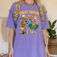 First Grade Zoo Field Trip Squad Matching Teacher Students Women's Comfort Colors T-Shirt Violet First Grade Zoo Field Trip Squad Matching Teacher Students Women's Comfort Colors T-Shirt Violet