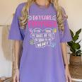 Full Heart Daycare Provider Nanny Au Pair Pre-K Teacher Women's Comfort Colors T-Shirt Violet