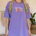 Future Teacher Student Teaching School Teacher In Progress Women's Comfort Colors T-Shirt Violet Future Teacher Student Teaching School Teacher In Progress Women's Comfort Colors T-Shirt Violet