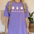 Ghost Ballet Dancer Halloween Dance Teacher Pas De Boo-Rée Women's Comfort Colors T-Shirt Violet Ghost Ballet Dancer Halloween Dance Teacher Pas De Boo-Rée Women's Comfort Colors T-Shirt Violet