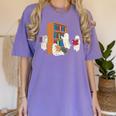 Ghosts Reading Books Teacher Halloween Librarian Boooks Women's Comfort Colors T-Shirt Violet Ghosts Reading Books Teacher Halloween Librarian Boooks Women's Comfort Colors T-Shirt Violet