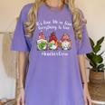Gnome It's Fine I'm Fine Everything Is Fine Teacher Xmas Women's Comfort Colors T-Shirt Violet Gnome It's Fine I'm Fine Everything Is Fine Teacher Xmas Women's Comfort Colors T-Shirt Violet