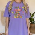 Good Day To Do Math Teacher Appreciation Day Science Women's Comfort Colors T-Shirt Violet Good Day To Do Math Teacher Appreciation Day Science Women's Comfort Colors T-Shirt Violet