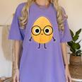 Good Egg Teacher Halloween Costume The Smart Cookie Women's Comfort Colors T-Shirt Violet Good Egg Teacher Halloween Costume The Smart Cookie Women's Comfort Colors T-Shirt Violet