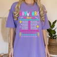 Groovy Day Care Some Days I Rock It Day Care Teacher Life Women's Comfort Colors T-Shirt Violet Groovy Day Care Some Days I Rock It Day Care Teacher Life Women's Comfort Colors T-Shirt Violet
