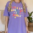 Groovy Its A Good Day To Dance Dance Teacher Women's Comfort Colors T-Shirt Violet Groovy Its A Good Day To Dance Dance Teacher Women's Comfort Colors T-Shirt Violet