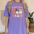 Groovy Kindergarten Boo Crew Kinder Halloween Teacher Kids Women's Comfort Colors T-Shirt Violet