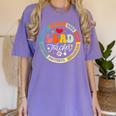 Groovy Lead Teacher Appreciation Back To School Women's Comfort Colors T-Shirt Violet Groovy Lead Teacher Appreciation Back To School Women's Comfort Colors T-Shirt Violet