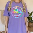 Groovy Life Skills Squad Teacher Special Ed SPED Team Crew Women's Comfort Colors T-Shirt Violet