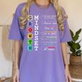 Growth Mindset Shirt Positive School Classroom Teacher Women's Comfort Colors T-Shirt Violet Growth Mindset Shirt Positive School Classroom Teacher Women's Comfort Colors T-Shirt Violet
