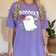 Halloween Books Librarian English Teacher Reader Reading Women's Comfort Colors T-Shirt Violet Halloween Books Librarian English Teacher Reader Reading Women's Comfort Colors T-Shirt Violet
