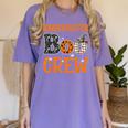 Halloween Kindergarten Boo Crew Kinder Teacher Student Women's Comfort Colors T-Shirt Violet