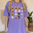 Halloween Math Teacher Men Women Order Of Operations Women's Comfort Colors T-Shirt Violet Halloween Math Teacher Men Women Order Of Operations Women's Comfort Colors T-Shirt Violet