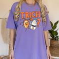 Halloween Medical Lab Science Microbiology Scientist Teacher Men Women Women's Comfort Colors T-Shirt Violet