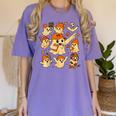 Halloween PE Teacher Costume Ghost Physical Education Women's Comfort Colors T-Shirt Violet Halloween PE Teacher Costume Ghost Physical Education Women's Comfort Colors T-Shirt Violet