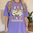 Halloween Teaching My Boos Cute Ghost Teacher Life Costume Women's Comfort Colors T-Shirt Violet Halloween Teaching My Boos Cute Ghost Teacher Life Costume Women's Comfort Colors T-Shirt Violet