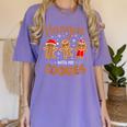 Hangin With My Cookies Gingerbread Women Christmas Teacher Women's Comfort Colors T-Shirt Violet Hangin With My Cookies Gingerbread Women Christmas Teacher Women's Comfort Colors T-Shirt Violet