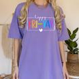 Happy Fri-Yay Fri Yay Teacher Student Friday Weekend Women's Comfort Colors T-Shirt Violet Happy Fri-Yay Fri Yay Teacher Student Friday Weekend Women's Comfort Colors T-Shirt Violet