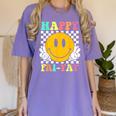 Happy Fri-Yay Teacher Friday Weekend School Women's Comfort Colors T-Shirt Violet