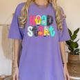 Head Start Team Homeschool Teacher Headstart Back To School Women's Comfort Colors T-Shirt Violet