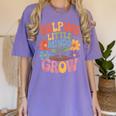 Helping Little Minds Grow Teacher First Day Back To School Women's Comfort Colors T-Shirt Violet Helping Little Minds Grow Teacher First Day Back To School Women's Comfort Colors T-Shirt Violet