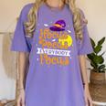 Hocus Pocus Everybody Focus Halloween Teacher Men Women Kids Women's Comfort Colors T-Shirt Violet