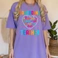 Homebound Teacher Appreciation Week Back To School Heart Women's Comfort Colors T-Shirt Violet Homebound Teacher Appreciation Week Back To School Heart Women's Comfort Colors T-Shirt Violet
