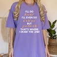 I'Ll Do Math Formula Math Puns For Students Teachers Women's Comfort Colors T-Shirt Violet