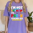 I'm Not Short I'm Pre-K Teacher Size Back To School Teacher Women's Comfort Colors T-Shirt Violet I'm Not Short I'm Pre-K Teacher Size Back To School Teacher Women's Comfort Colors T-Shirt Violet